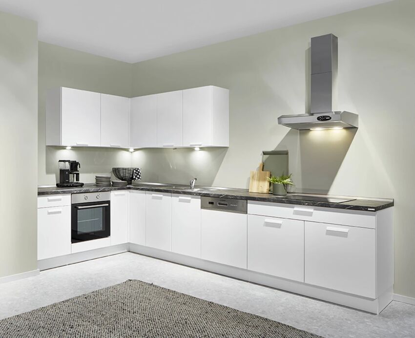 KUBE Touch modern kitchen in Alpine White