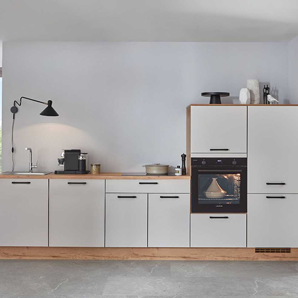 KUBE Chester KUBE Lite Kitchen Display in Satin Grey